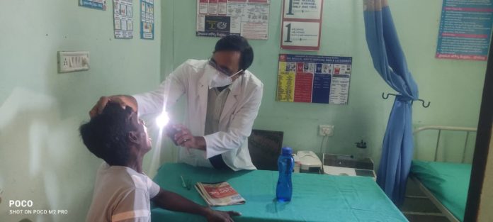 Womens medical camp in Chautpally..