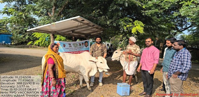 Distribution of preventive vaccines to livestock