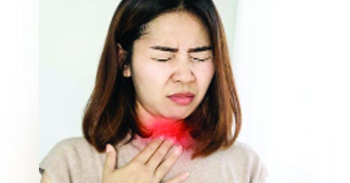 Does your throat hurt?