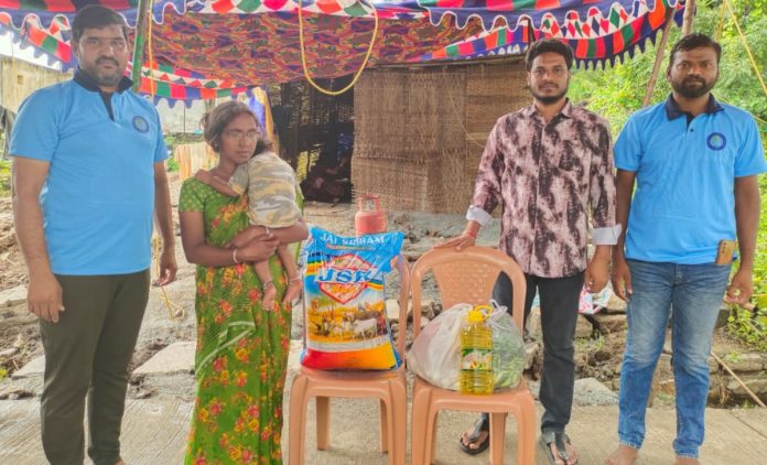 Amma Charitable Trust supports a poor family