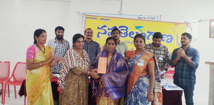 Anithas services to Nava Telangana are commendable. Anithas services to Nava Telangana are commendable.