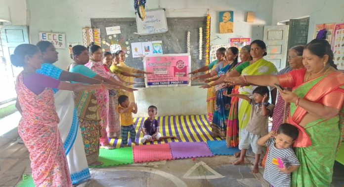 Awareness on nutrition at Anganwadi center