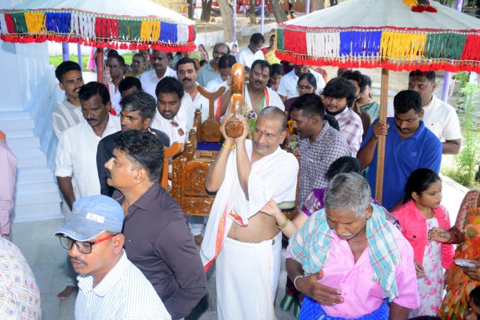 Brahmotsavams begin in the police battalion..