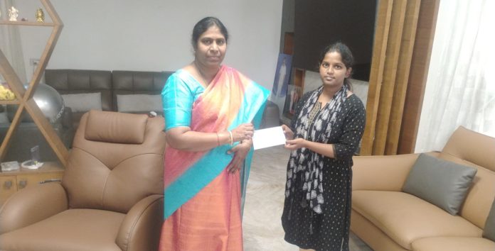 CBM Trust Chairperson Dr. Anuradha is helping underprivileged students