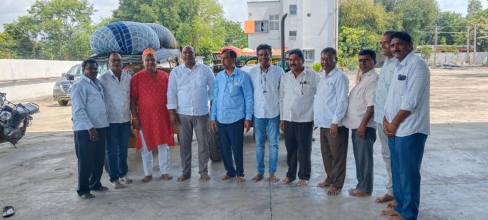 Cotton procurement begins at Krishna Natural Fiber Cotton Mill