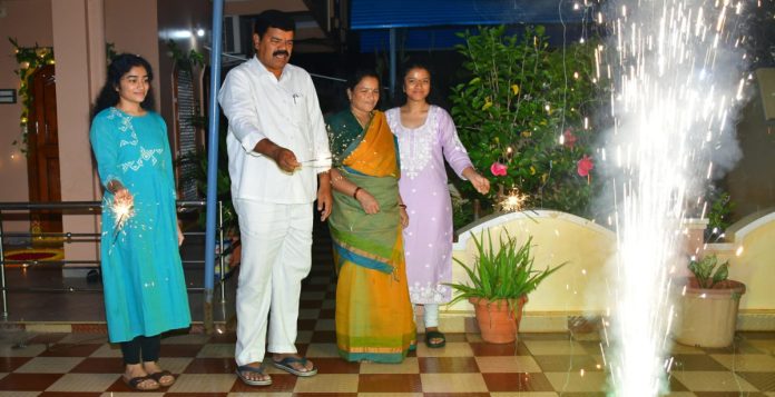Diwali buzz at Payams house..