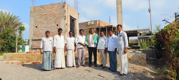 Donation for the construction of the temple..