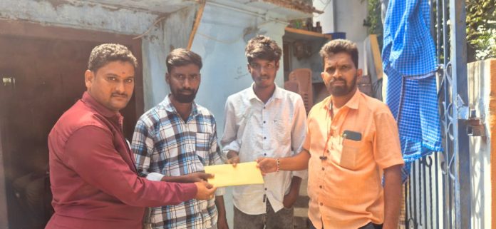 Financial assistance to the students family Financial assistance to the students family