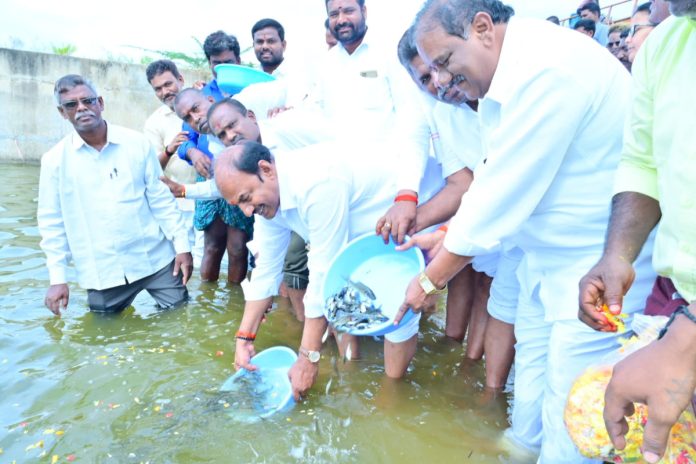 Government working for the welfare of fishermen: MLA Bandla Government working for the welfare of fishermen: MLA Bandla