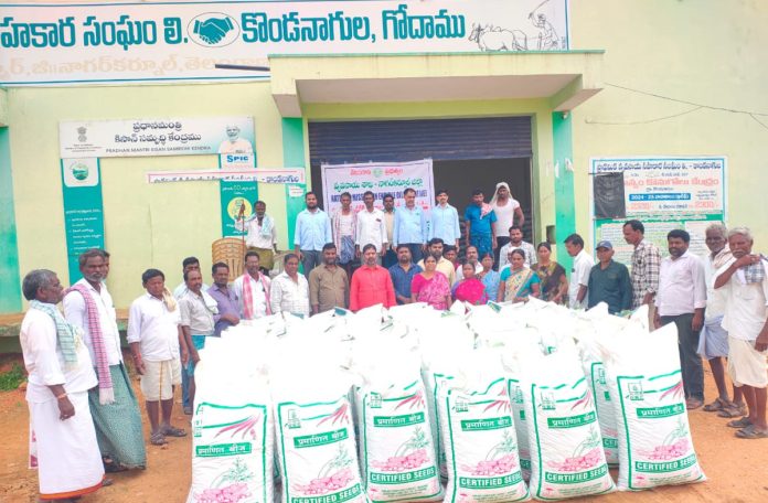 Groundnut distribution with full subsidy