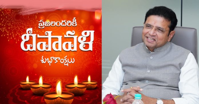 Happy Diwali to the people: Minister Sridhar Babu