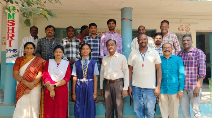 రాష్ట్ర స్థాయిలో నెట్ బాల్ పోటిల్లో ప్రతిభా చాటిన కోన సముందర్ విద్యార్థిని