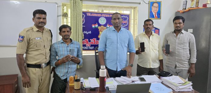 Lost cell phones returned to victims