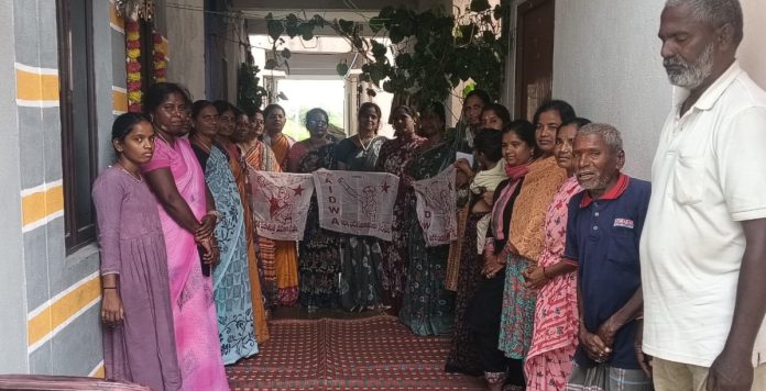 New AIDVA committee elected in Appayyapalli Double Bedroom Colony