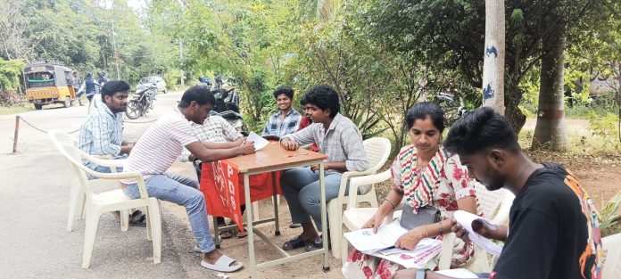 PDSU Help Desk during PG admissions at the University..