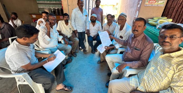 Signature collection to establish feeder channel for Ramannapet tanks..