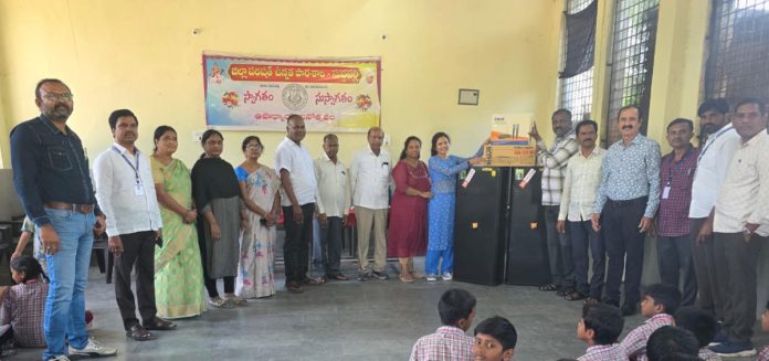 Sound system distribution to the school..