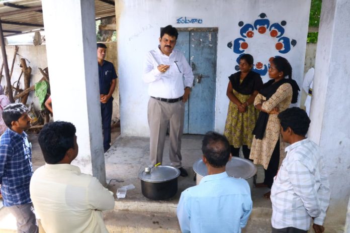 Students should be provided meals as per the menu: Collector