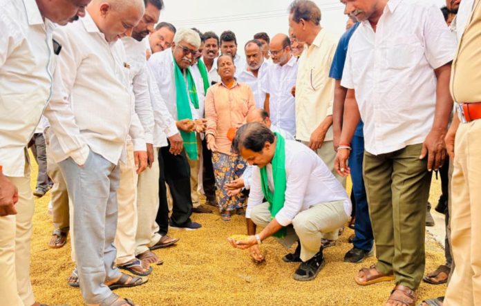 The government will buy the soaked paddy: MLA Kumbh
