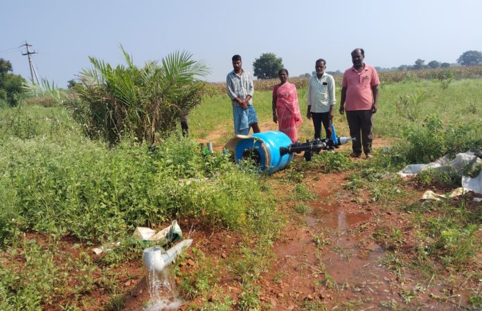 The thugs who destroyed the drip equipment..