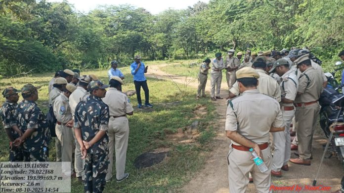 Training for forest personnel on tiger census.