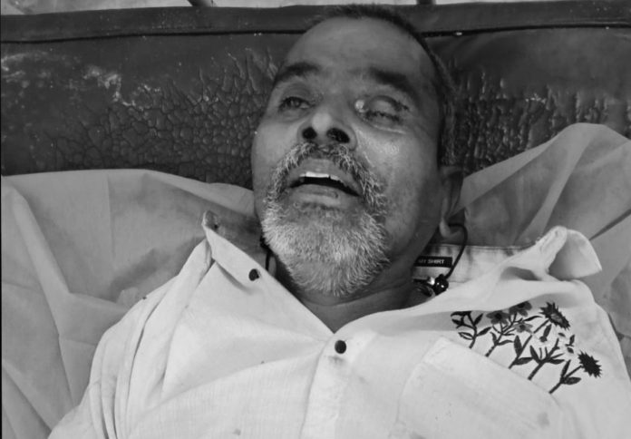 Unidentified man dies after having fits