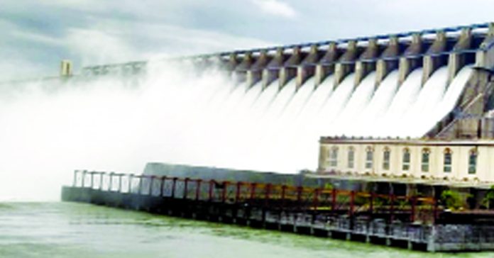 Sagar releases water by lifting 26 gates
