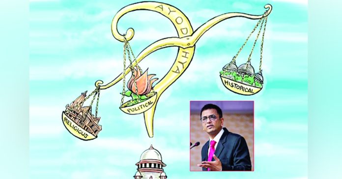 Ayodhya and Kashi disputes...signs of Chandrachud...
