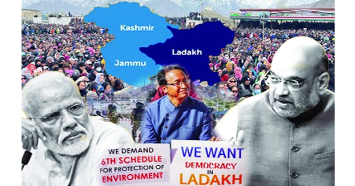 Ladakh protests against the Centre's tyranny