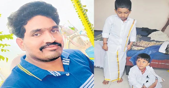 Harassment by wife's relatives.. Father commits suicide after killing children