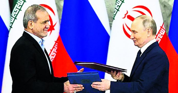 Strengthening relations between Russia and Iran