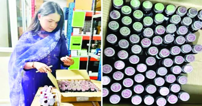 యాంటీబయాటిక్ సిరప్ బాటిల్లో పురుగులు