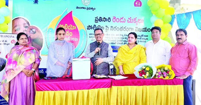 Polio vaccination special drive successful