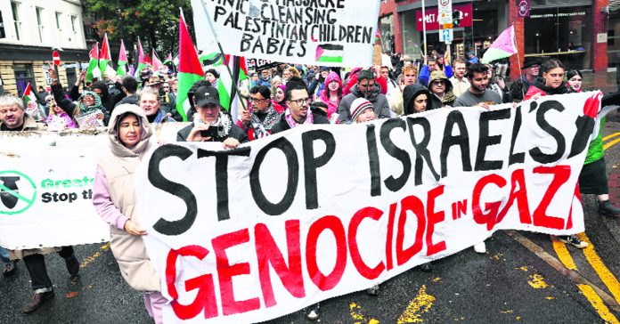 Solidarity demonstration in support of Palestine