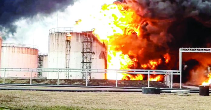 Ukraine attacks Russian gas plant