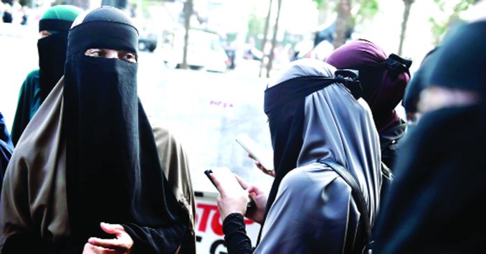 Ban on burqa and niqab in public places