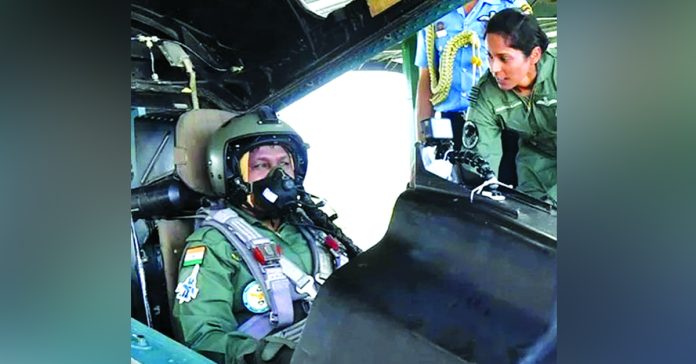 President's flight in Rafale