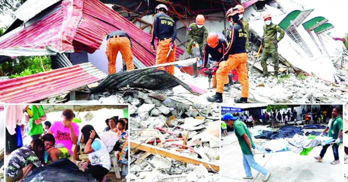 Major earthquake in the Philippines