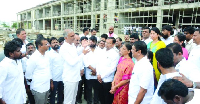Neglect of hospitals due to bias against KCR
