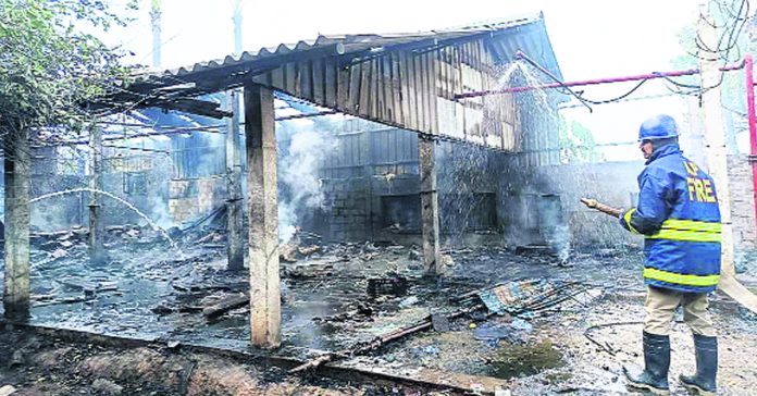 Major fire in fireworks industry