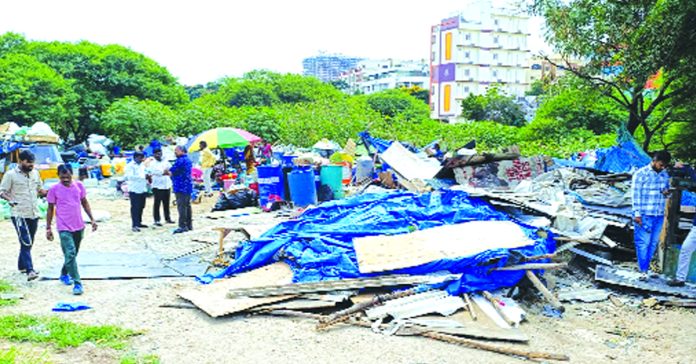 Hydra demolitions in Kondapur