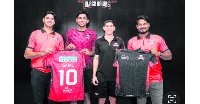 Hyderabad Black Hawks Jersey by Pochampally Netannala