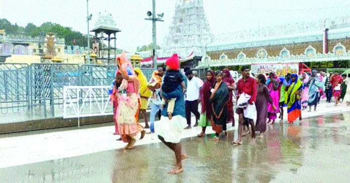 Flood in the united Chittoor district