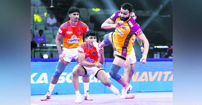 Telugu Titans in the playoffs