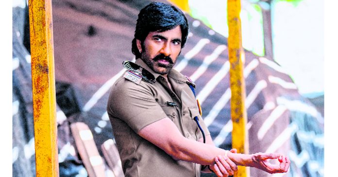 Ravi Teja as an RPF officer