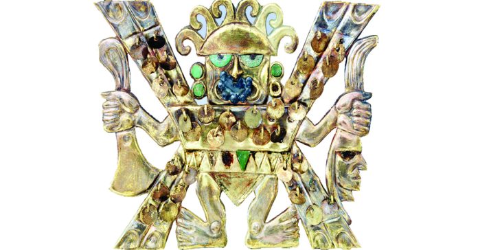 Where are the ornaments for the gods in the days when there were no metals?