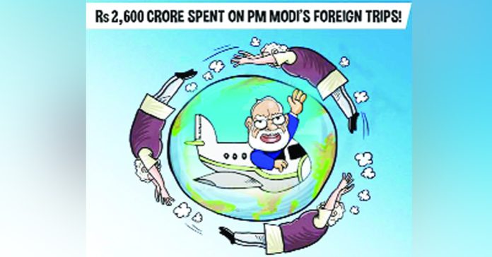 Is it for the hard work of the country's citizens or for Modi's personal prestige?