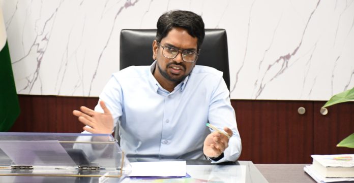 Work on laying electricity lines to Peddagudem Thanda should begin: Collector Work on laying electricity lines to Peddagudem Thanda should begin: Collector