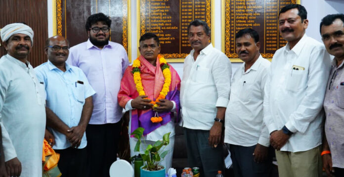 A rare honor for a resident of Miryalaguda..