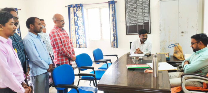Additional Collector of Local Bodies visited the MPDO office